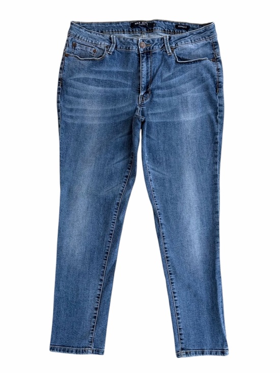 Max Jeans Denim - Max Jeans Blue Wash Boyfriend Tapered Leg Mid-Rise Skinny Jeans ~ Women’s 12